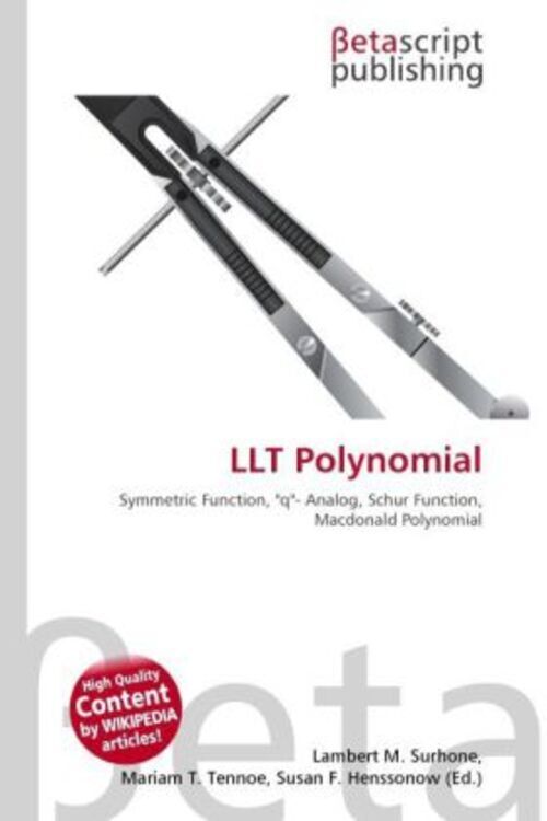 Llt Polynomial Lambert M. Surhone (u. A.) Taschenbuch Englisch Ean