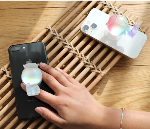 Pensive BODHISATTVA ZEN Buddha Baby PHONE Grip HOLDER Hologram- National Museum - 第 5/16 張圖片