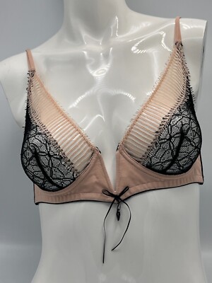 Valery Prestige Babydoll Women's Sexy Lingerie Mandorla Lace Bra - Made in Italy