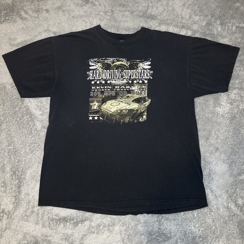 VTG NASCAR Chase Authentics Men’s SZ XL Kevin Harvick Black Graphic Tee