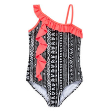 St. Tropez Girls One Piece Big Kid Size 12 New Msrp 34.00