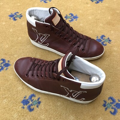 Louis Vuitton Trainer Sneaker Schuhe Boot High Top Fastball Herren UK 7 US 8 EU 41
