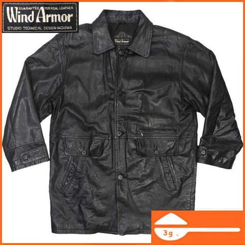 Wind Armor Leather Half Coat Jacket 