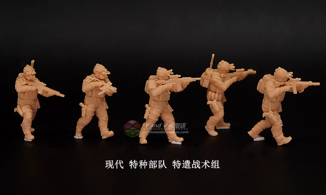 72 カスタムクラフト5th Special Force Group フィギュア 1/72 Resin Modern Special Force 5 Figures Unpainted | eBay