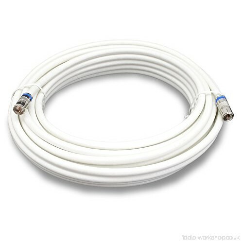 Coaxial Satellite Cable F Type Aerial Lead Male to Male Sky Virgin Media Ext - Picture 15 of 34