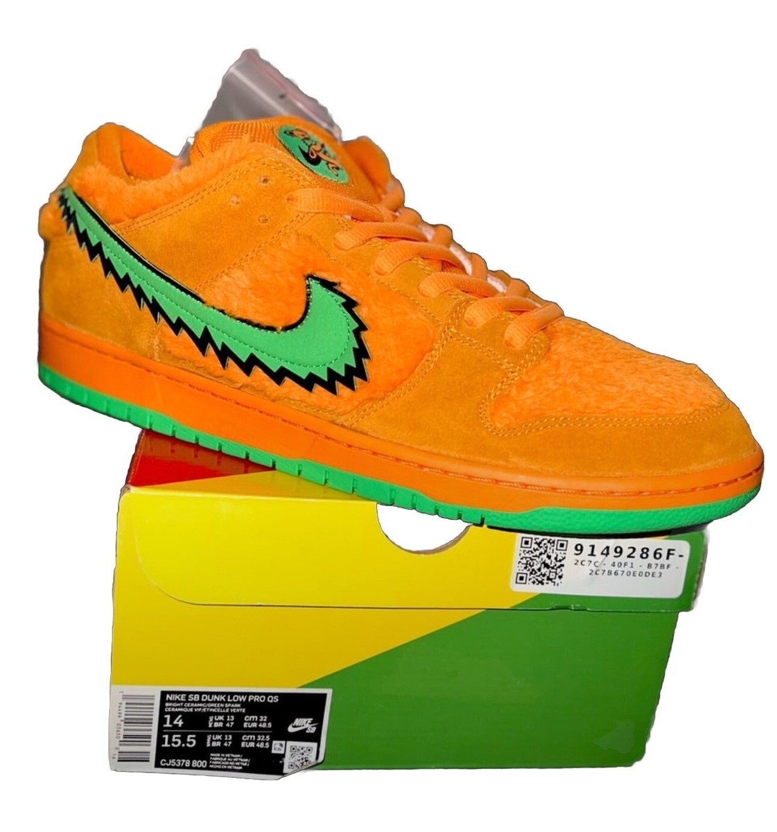 Nike SB Dunk Low グレイトフルデッド　Orange Bear Grateful Dead x Nike SB Dunk Low 