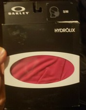 OAKLEY Hydrolix Cloth Fitted Face Covering Size S/M Rubine Red Fuschia