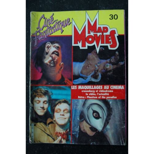 Ciné Fantastique MAD MOVIES  n° 30  1984 LES MAQUILLAGES AU CINEMA  Phantom of t - 第 1/1 張圖片
