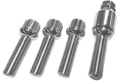 Set Originale APT 4 Serrature Cerchioni Set Nero 4x M14x1,5x28 Mm - Foto 9