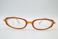 Vintage L.A. Eyeworks PHYTACAKES 906 Brown Oval Glasses Frame NOS