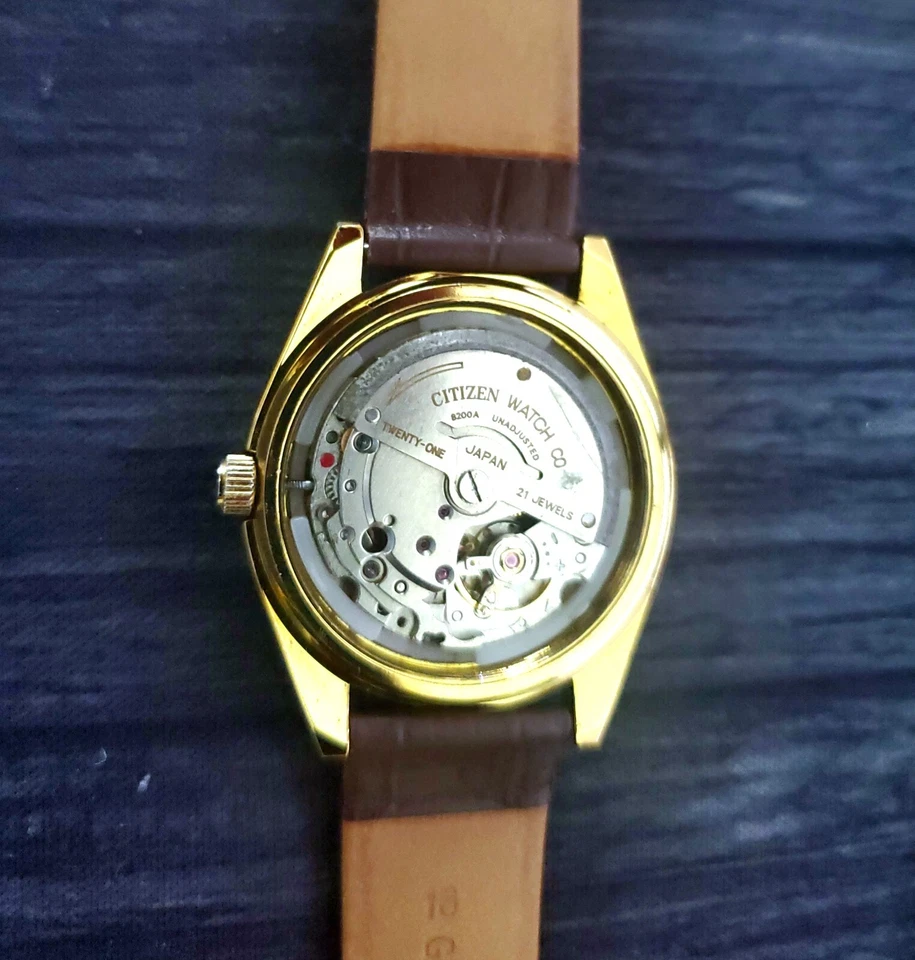 Reloj Citizen Vintage Automático 12-24hr Esfera Romana 82004R Foto 3 de 4