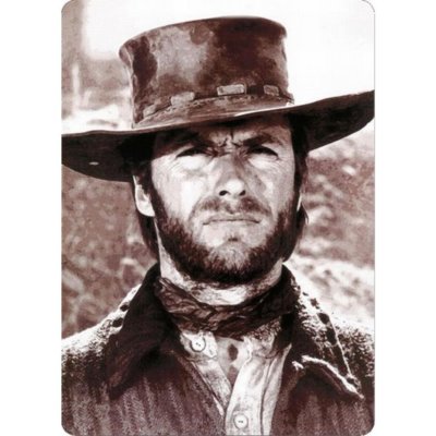 Clint Eastwood Sign... A FistFull of Dollars ....  8x12 metal sign