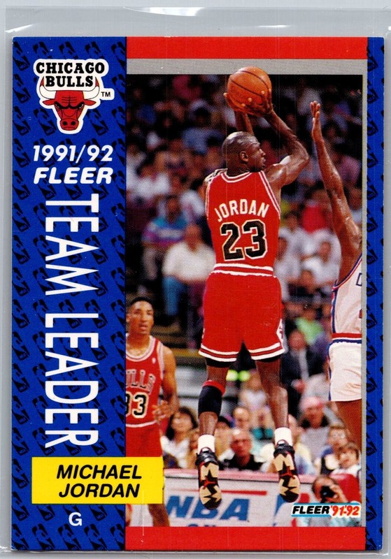 Michael Jordan 92-93 Fleer Team Leader