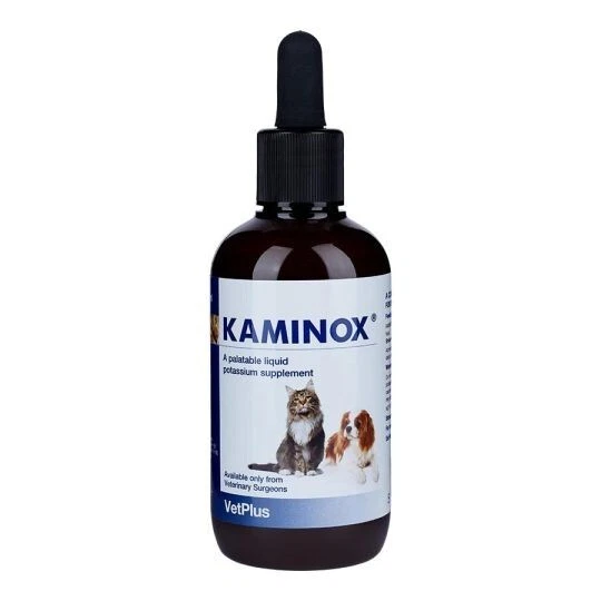 VetPlus KAMINOX Liquid Potassium Supplement for Cats and Dogs - 60ml