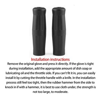 2 Pair 22mm Throttle Hand Grips Motorcycle Modification Accessory Universal