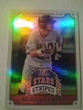 2015 NICK NICHOLAS BANKS PANINI STARS AND STRIPES LONGEVITY ROOKIE CARD RC /99
