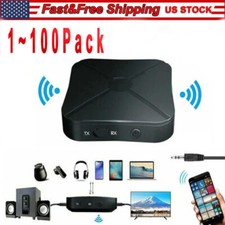 2in1Bluetooth Transmitter Receiver Wireless Adapter TV Home Stereo A2DPAudio Lot