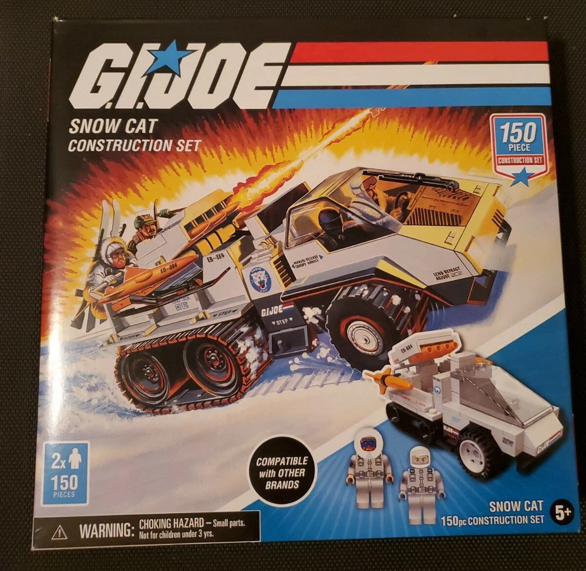 G.I. Joe SnowCat Construction Set Snow Cat New Sealed In Box