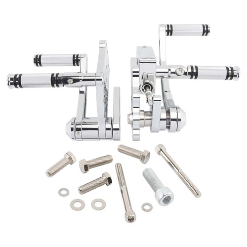 Forward Control Foot Pegs For Harley Softail Standard Custom FXST FLST 2000-2017 - Picture 7 of 10