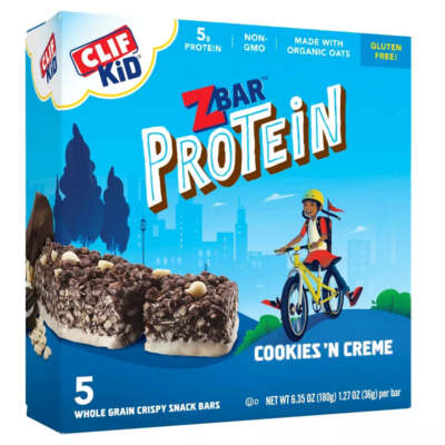 Clif Kid Zbar  Kid Protein Bars Cookies'N Cream   5/1.27 Oz Pack Of 1