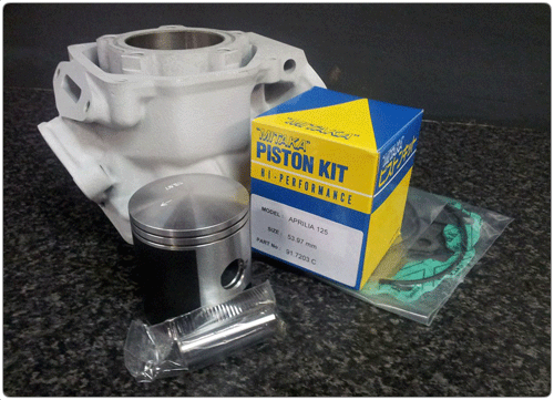 Aprilia RS125 RS 125 NEW Rotax 123 Barrel & Piston Kit Inc. Bearing 1988 - 1996 - Picture 1 of 2