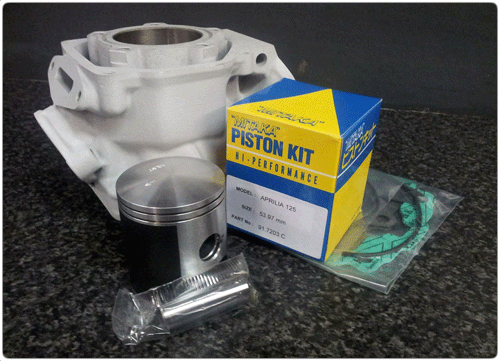 Aprilia RS125 RS 125 NEW Rotax 123 Barrel & Piston Kit Inc. Bearing 1988 - 1996 - Picture 1 of 1