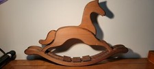 VINTAGE WOOD ROCKING HORSE / TOY