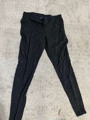 Gap Leggings Sweatpants Women Black Pull On Active Pants Medium Lightweight