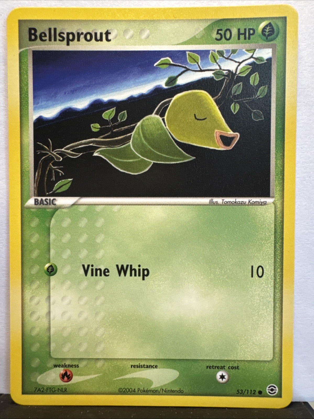 Pokémon Bellsprout 53/112 FireRed & LeafGreen Unlimited, NM