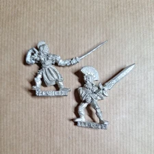 Heartbreaker Miniatures Earthdawn #337 Human Human Swordmasters 1993 HHG A and B