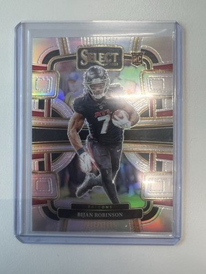 2023 Panini Select - Concourse Bijan Robinson #4 Silver Prizm (RC)