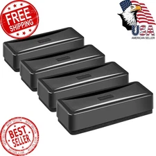 Amazon Basics Black Eraser 4-Pack