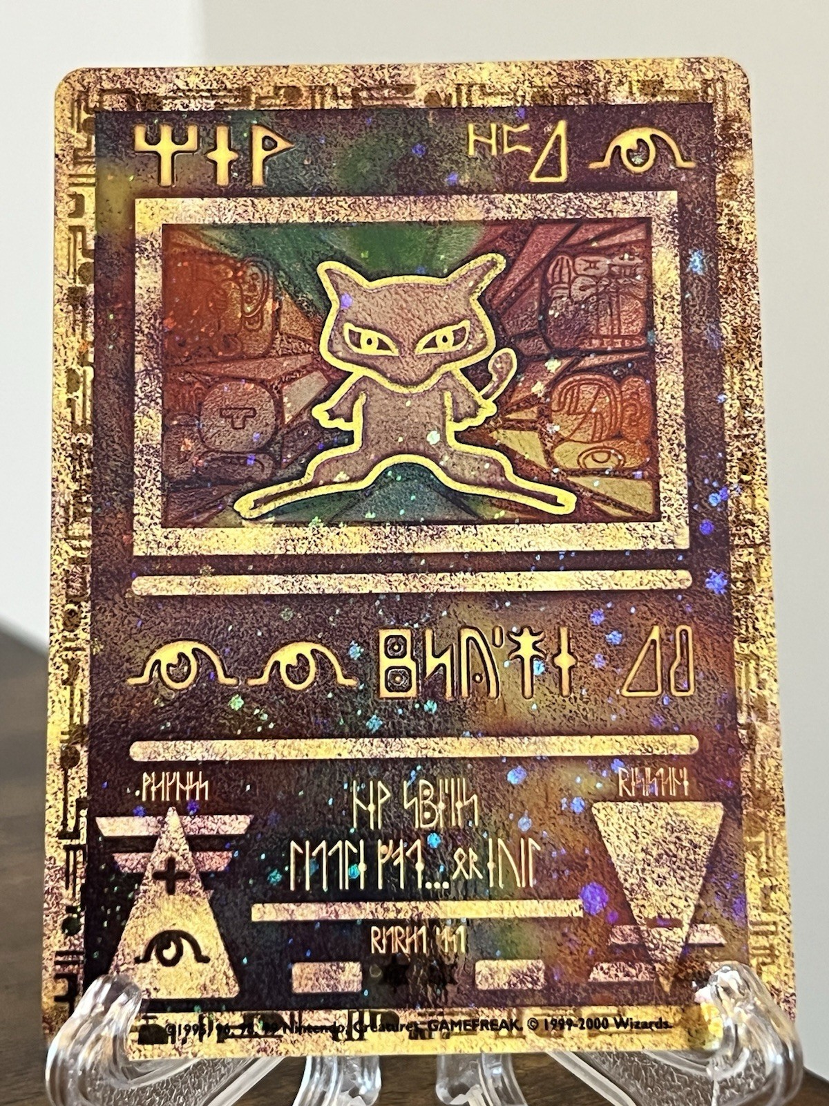 Ancient Mew Promo Card 2000 Pokémon Movie Holo Foil  Vintage Wizards WOTC