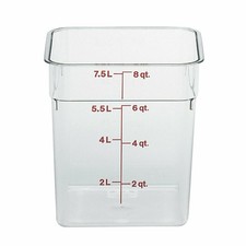New Cambro 8SFSCW135 Food Storage Container, 9557 
