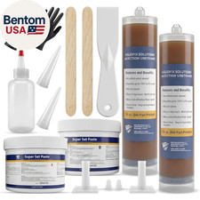 Concrete Crack Injection Kit – DIY Basement Wall Crack Repair – Polyurethane Lea