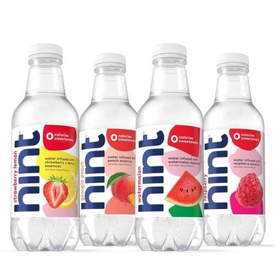 Hint Smash-Up Flavored Water Variety Pack 16oz 12 Bottles Zero Sugar Still Water