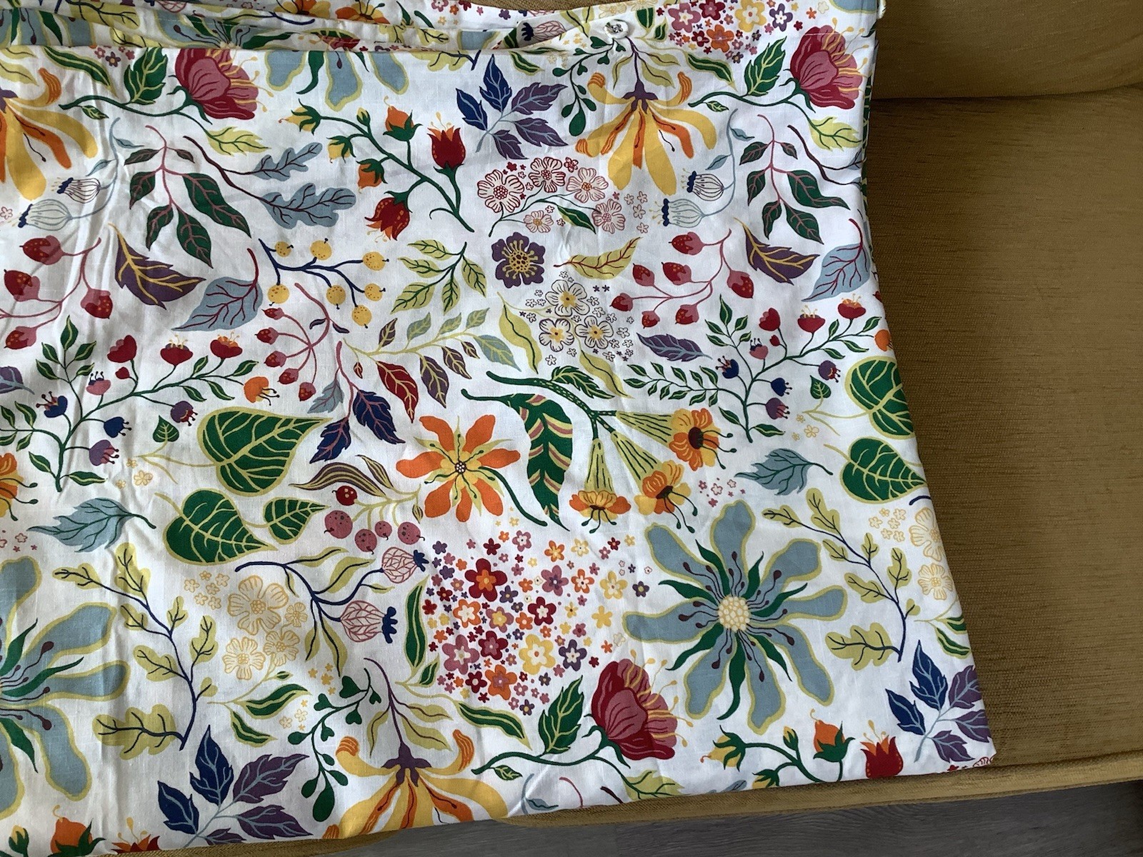 IKEA KING SIZE Strandlummer duvet cover 240 x 220cm X2 pillowcase Autumnal Theme