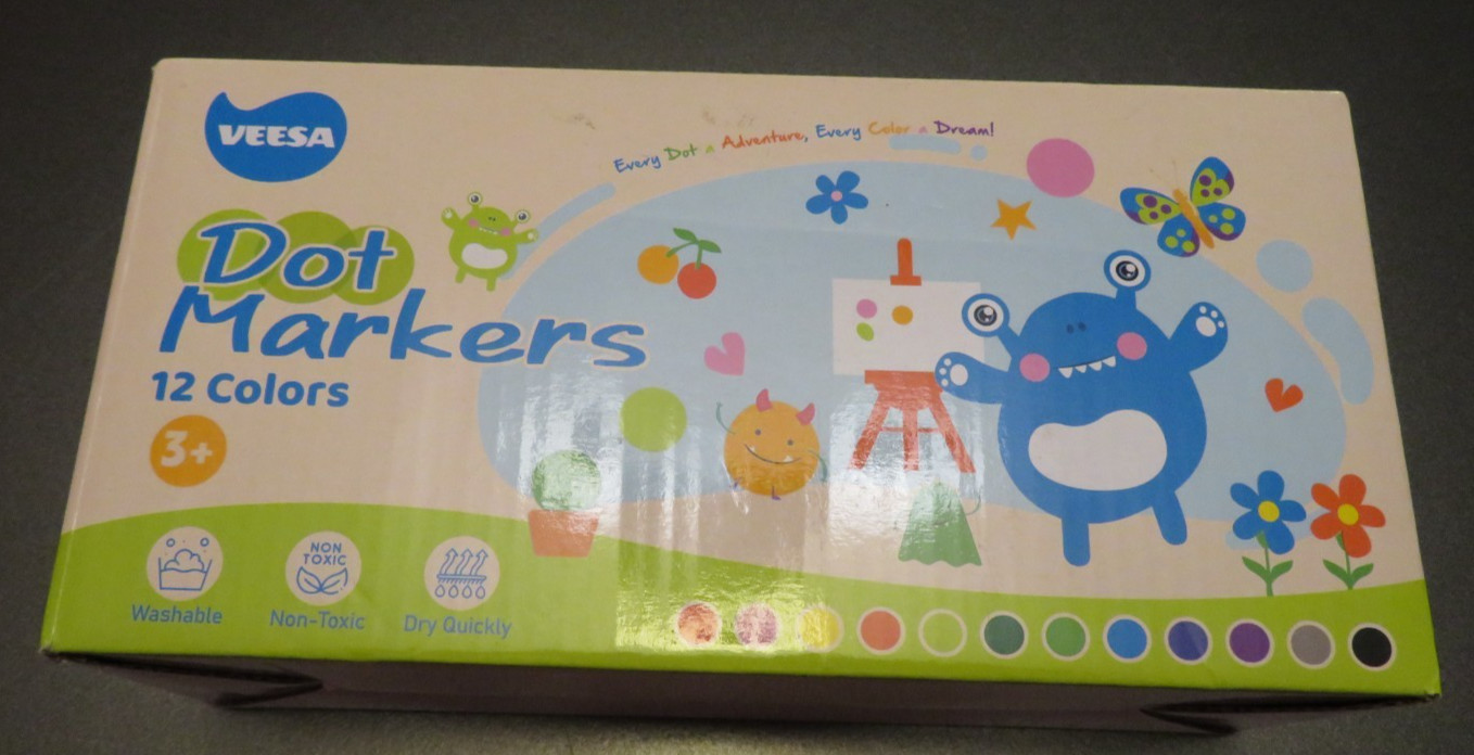 For Kids - 12 Washable Colors Non-toxic Arts & Crafts For Pr