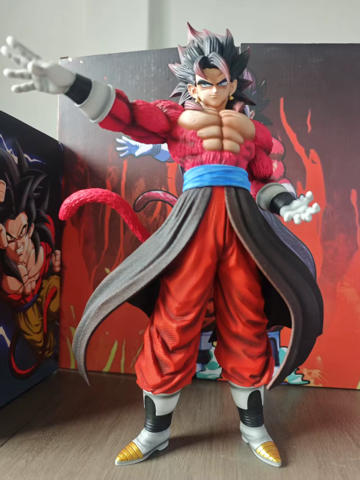 Dragon Ball Xeno Vegetto SSJ4 Figure PVC Anime Statue Super Saiyan Collectible