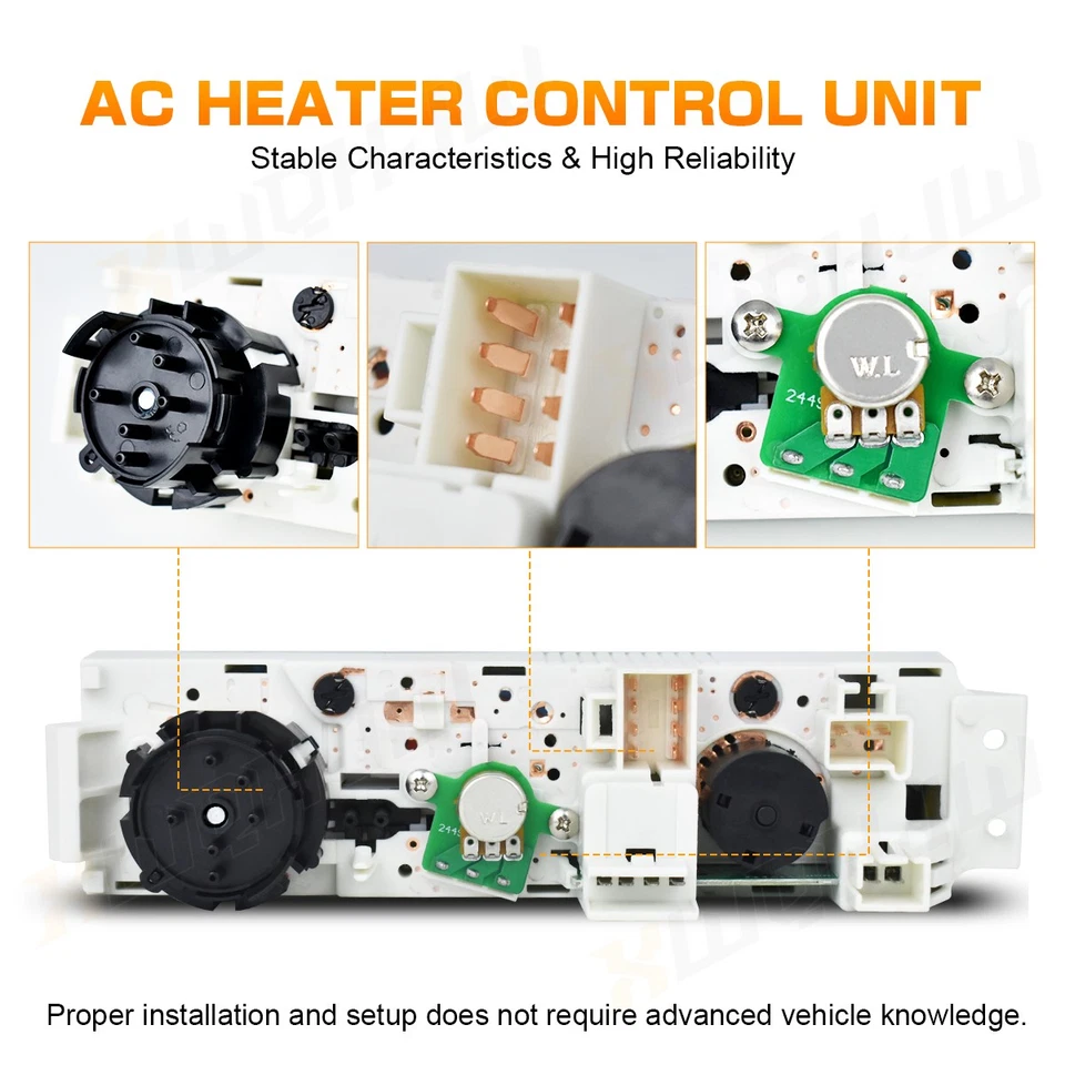 Módulo de control climático de calefacción de aire acondicionado para 1996-2017 2018 2019 GMC Savana 2500 599-217 Foto 4 de 4