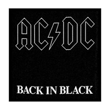 AC/DC Standard Patch Square Back in Black