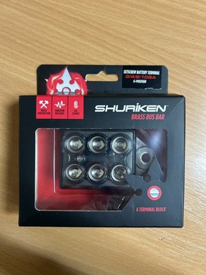 Metra Shuriken SK-TML-BLK 0/4/8/10GA Messing Sammelschienenblock Torschloss Technik