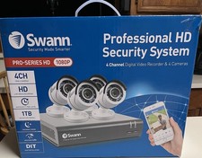 Swann 1080P 4 Channel 4 Camera Security System - SWDVK-445954