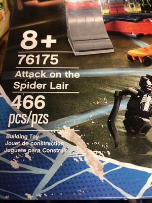 76175 ATTACK ON THE SPIDER LAIR lego NEW legos set man VENOM iron