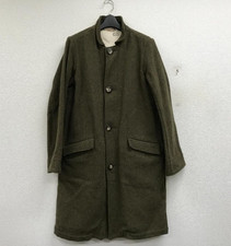 KAPITAL Vintage Wool blend Long Coat Collared Khaki Exc cond