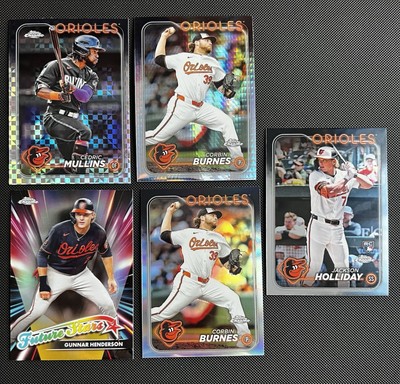 2024 Topps Chrome Baltimore Orioles Card Lot
