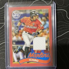 2024 Topps Series 2 Baseball 35th Anniversary Ichiro Suzuki Patch Red 10/25 HOF