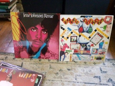 Soul/ Funk (2) LP Records- George Clinton  Jesse Johnson Shrink VG+