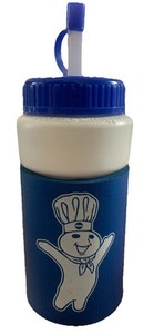 Pillsbury Doughboy Poppin'Fresh Sports Koozie Water Bottle Never Used
