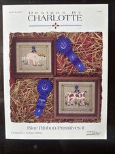 Designs by Charlotte Blue Ribbon Primitives I cross stitch pattern booklet 2268